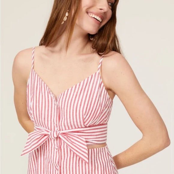 Jason Wu x RTR Red Striped Tie Dress - Size 0 - Excellent Condition! - Picture 4 of 15